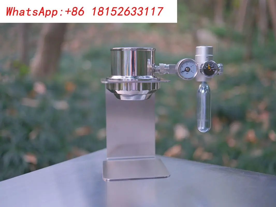 ماكينة القهوة الهوائية، ماكينة اسبريسو، محمولة، ماكينة القهوة المنزلية 58 مم للتخييم في الهواء الطلق، مم صغير