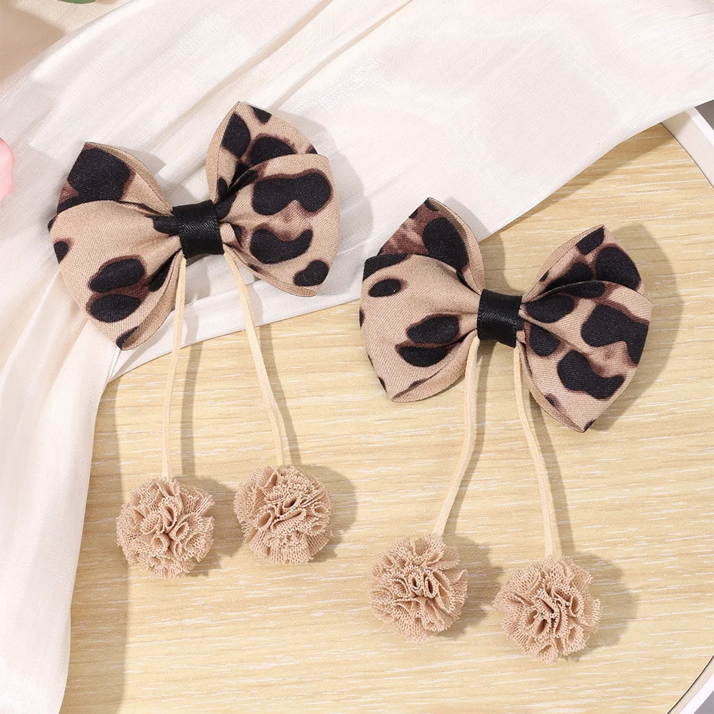 2Pcs Sweet Leopard-…