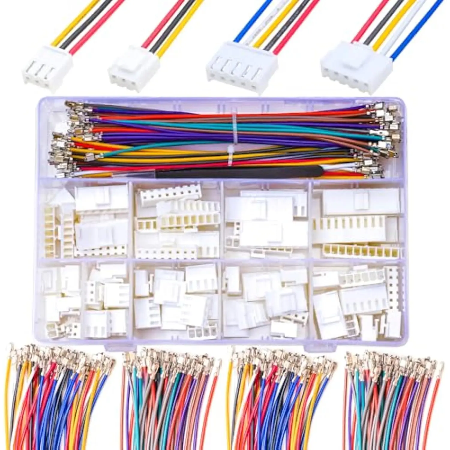 3.96mm Pitch JST-VH 3.96 Female Connector with Premium 20AWG Pre-Crimped Cables