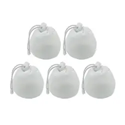 5 Pieces Chalk Ball Bag Drawstring Bag Nonslip Powder Packaging Sock Pouch for Workout Deadlifting Fitness Gymnastics Bouldering