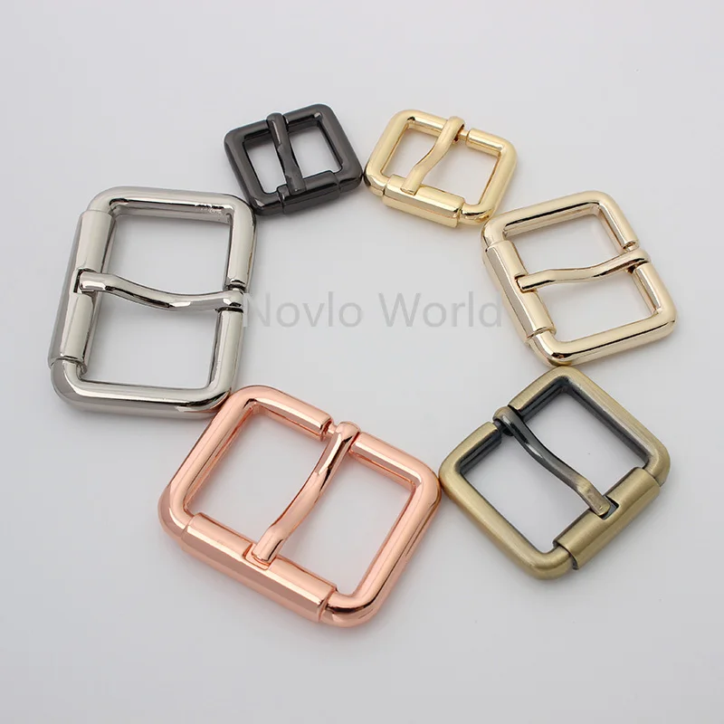 50pc16mm Metal Slides Tri-glides Wire-formed Roller Pin Buckles Strap Slider Adjuster for Bag Backpack Garment Leather Accessori