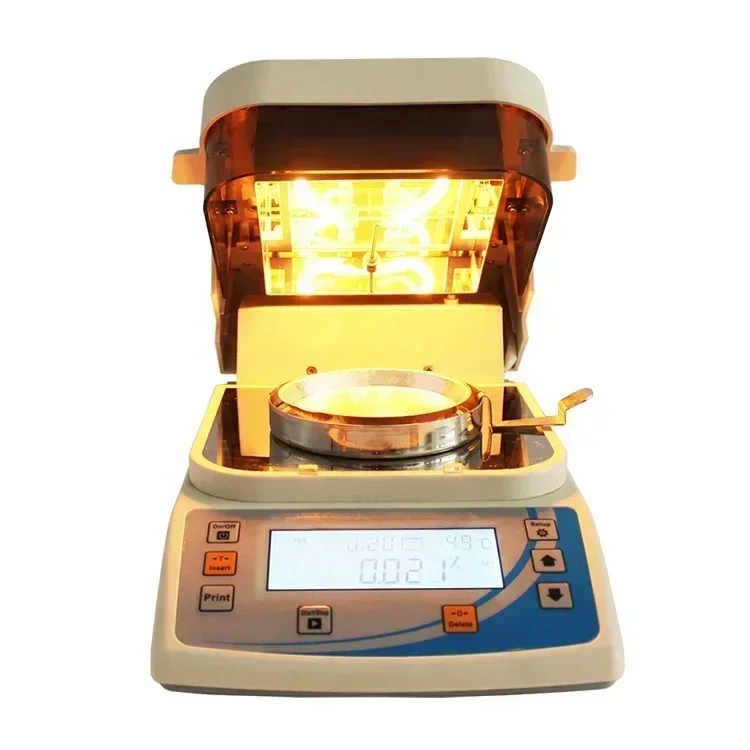 Darsen Halogen Moisture Analyzer Automatic Skin, Laboratory LED Digital Halogen Moisture Balance