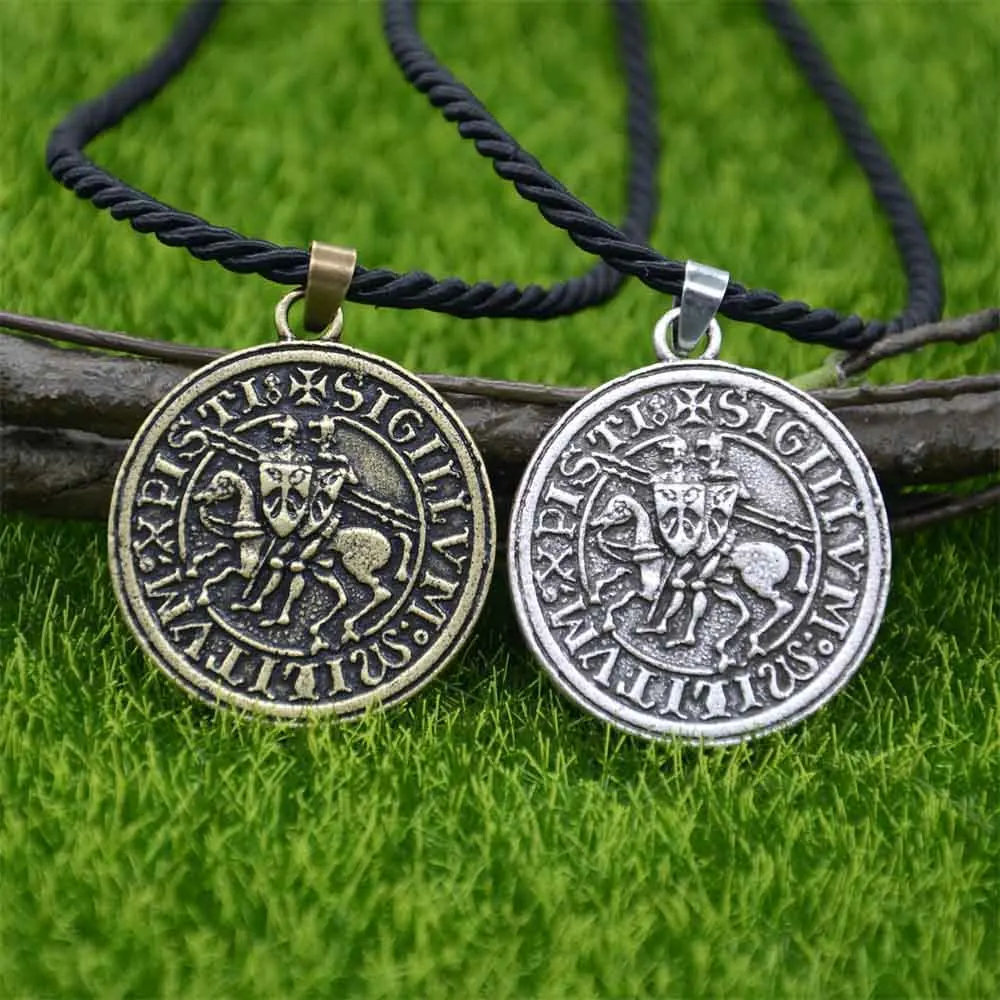 Viking Soldier Warrior On Horse Pendant Mens Jewelry Vintage Punk Necklace Dropshipping