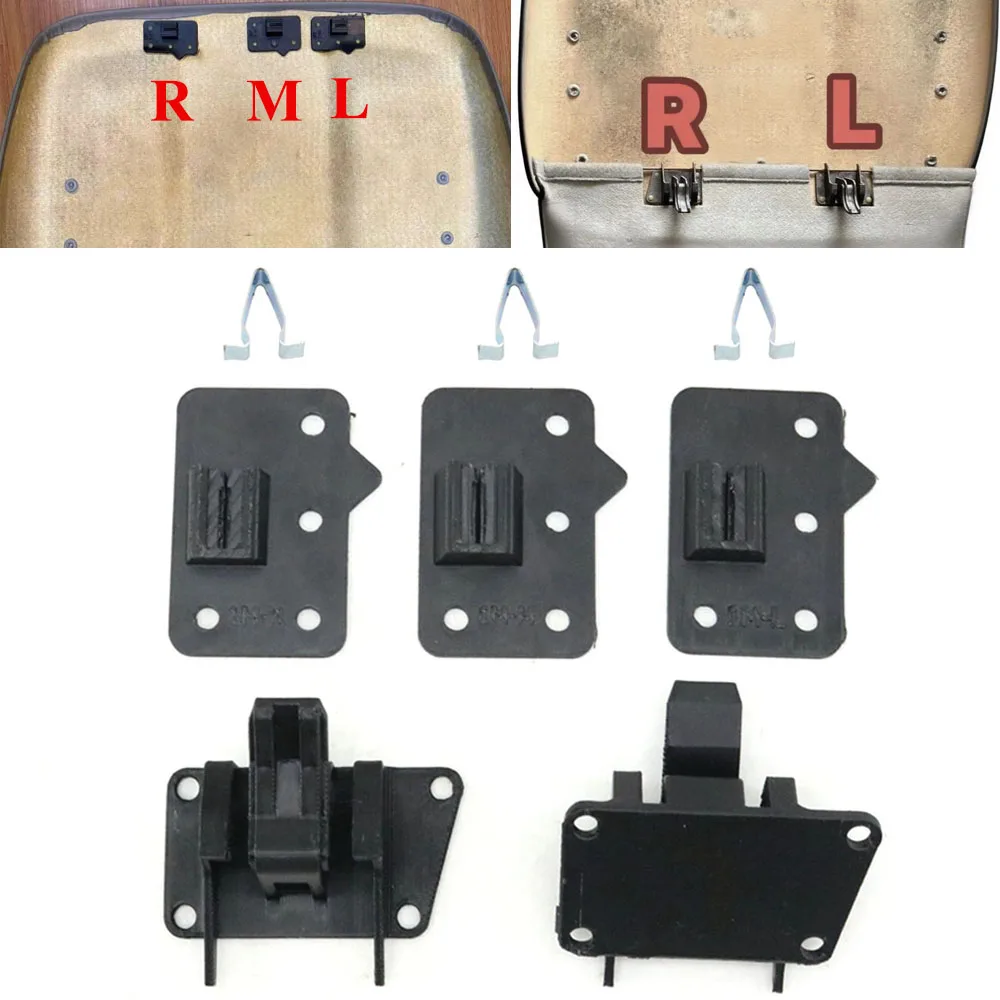 Front Seat Cushion Backrest Upper Lower Bracket Fixed Buckle Clip For AUDI A4 B7 04-08 A3 S3 8P 04-12 A6 S6 C6 05-11 Q7 4L 07-15