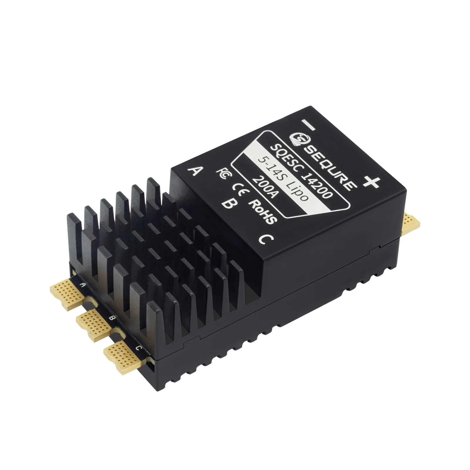 SEQURE 14200 Brushless ESC 5-14S Lipo Power Supply 200A AM32 | ESCape32|BLHeli_32 Firmware Suitable for Multi-rotor Drones Cars