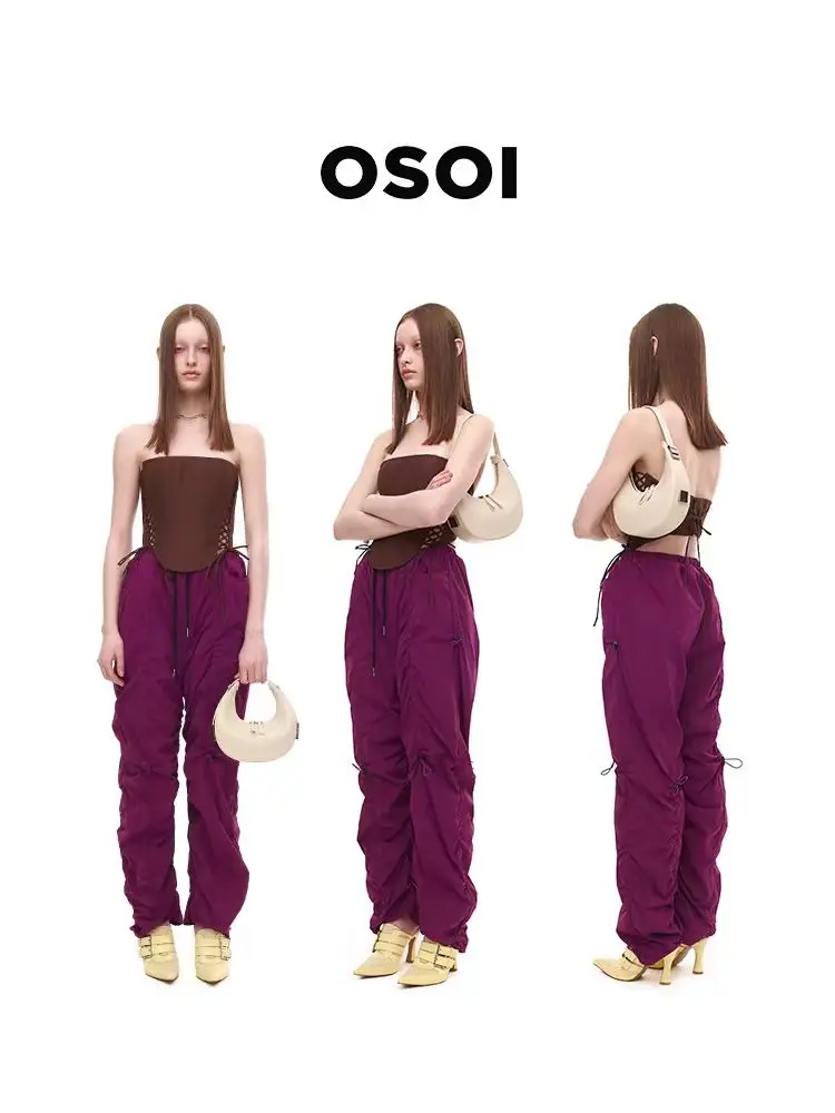 OSOI-Bolso coreano con curva de Luna para mujer, bolsa de media luna de mano, informal, a la moda, de un hombro, para axilas