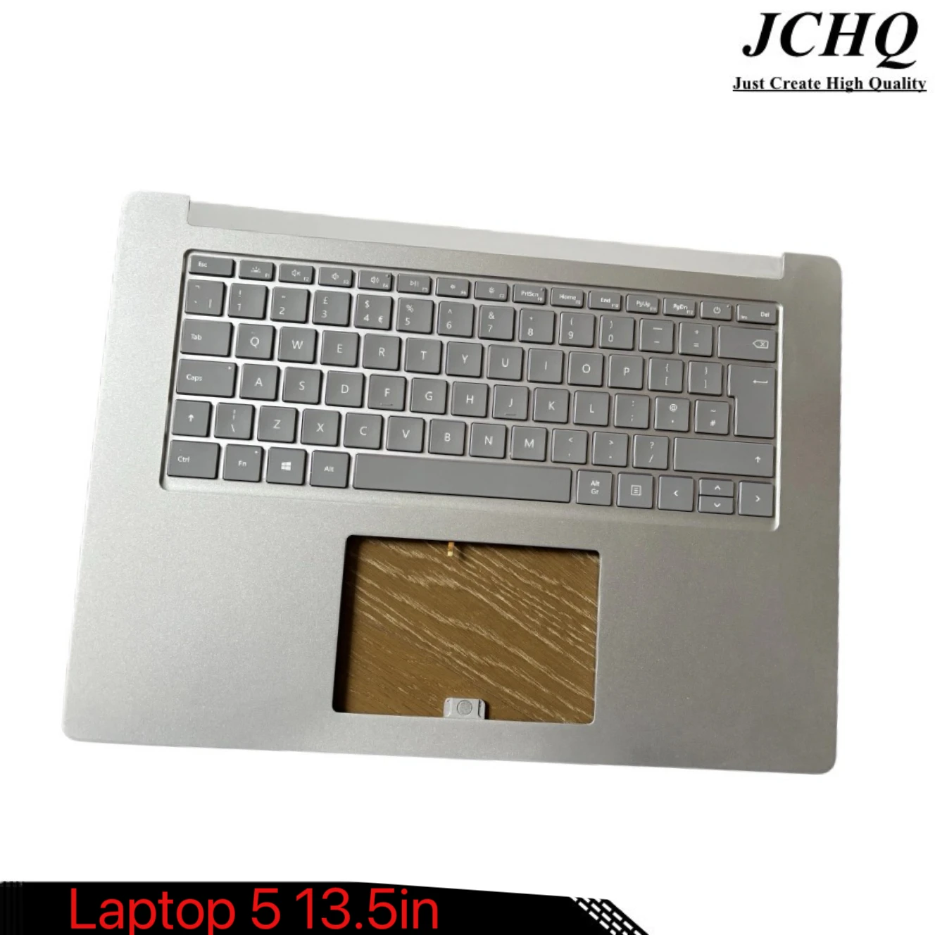 JCHQ Original Keyboard C Case For Microsoft Surface Laptop 5 1979 2022  C Case Silver 15 In UK Layout US Layout