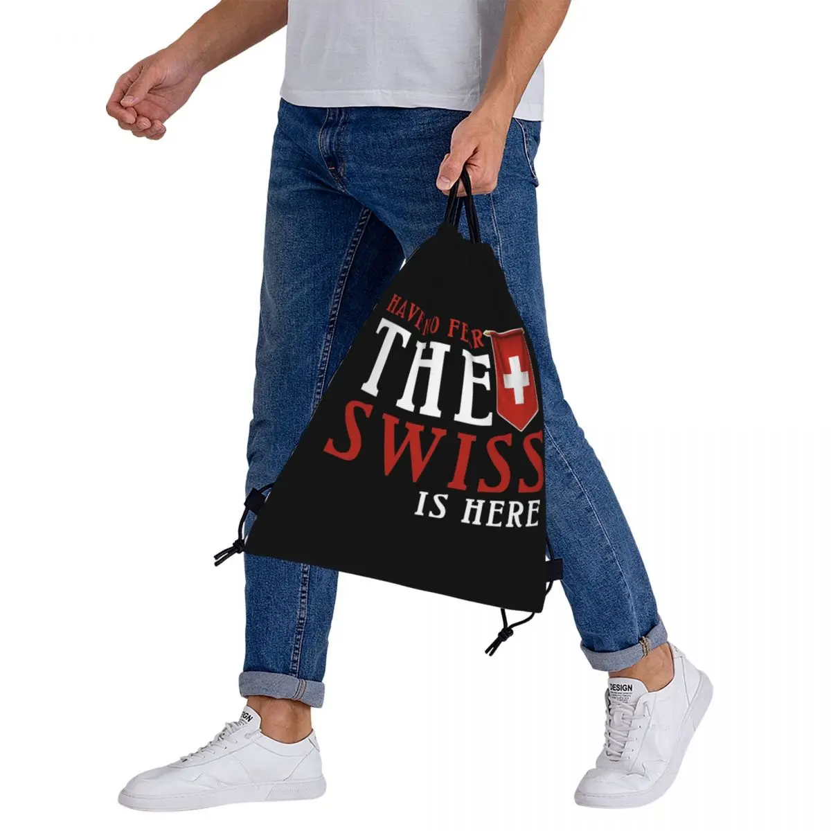 Рюкзаки с флагом Швейцарии, многофункциональные портативные рюкзаки на шнурке, карманная сумка для мелочей, сумки для книг для мужчин, женщин, студентов