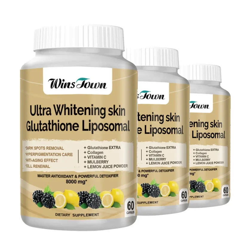 

3 bottles Ultra Whitening Skin Glutathione Liposomal Remove black spots Improve the care of pigmentation on the buttocks