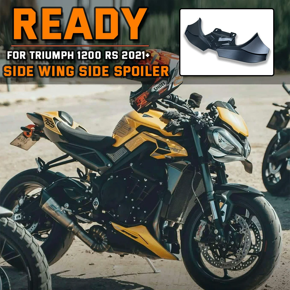 

Для Triumph Speed Triple 1200RS GP WING DOWNFORCE NAKED передние спойлеры 1200RS 2021-2025 передний спойлер нижний спойлер нижняя губа