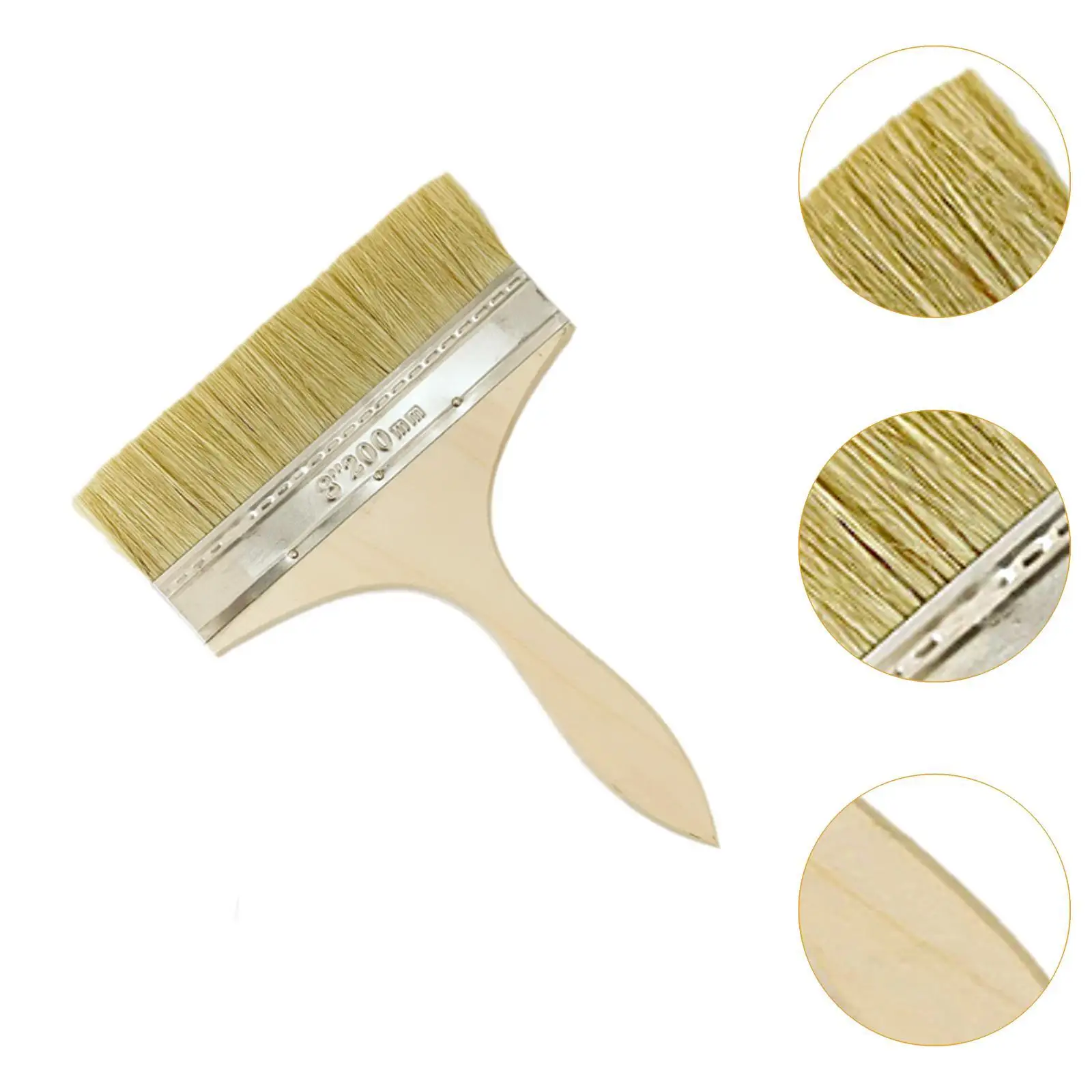 Escova de 8 polegadas para uso doméstico, adequada para colorir e pintar