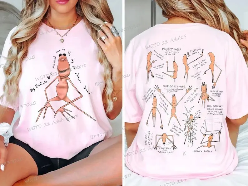 قميص قطني Meme Marcus The Worm، تي شيرت ماركوس The Worm المضحك، ملابس خروج على شكل حيوانات للنساء والرجال بأكمام قصيرة