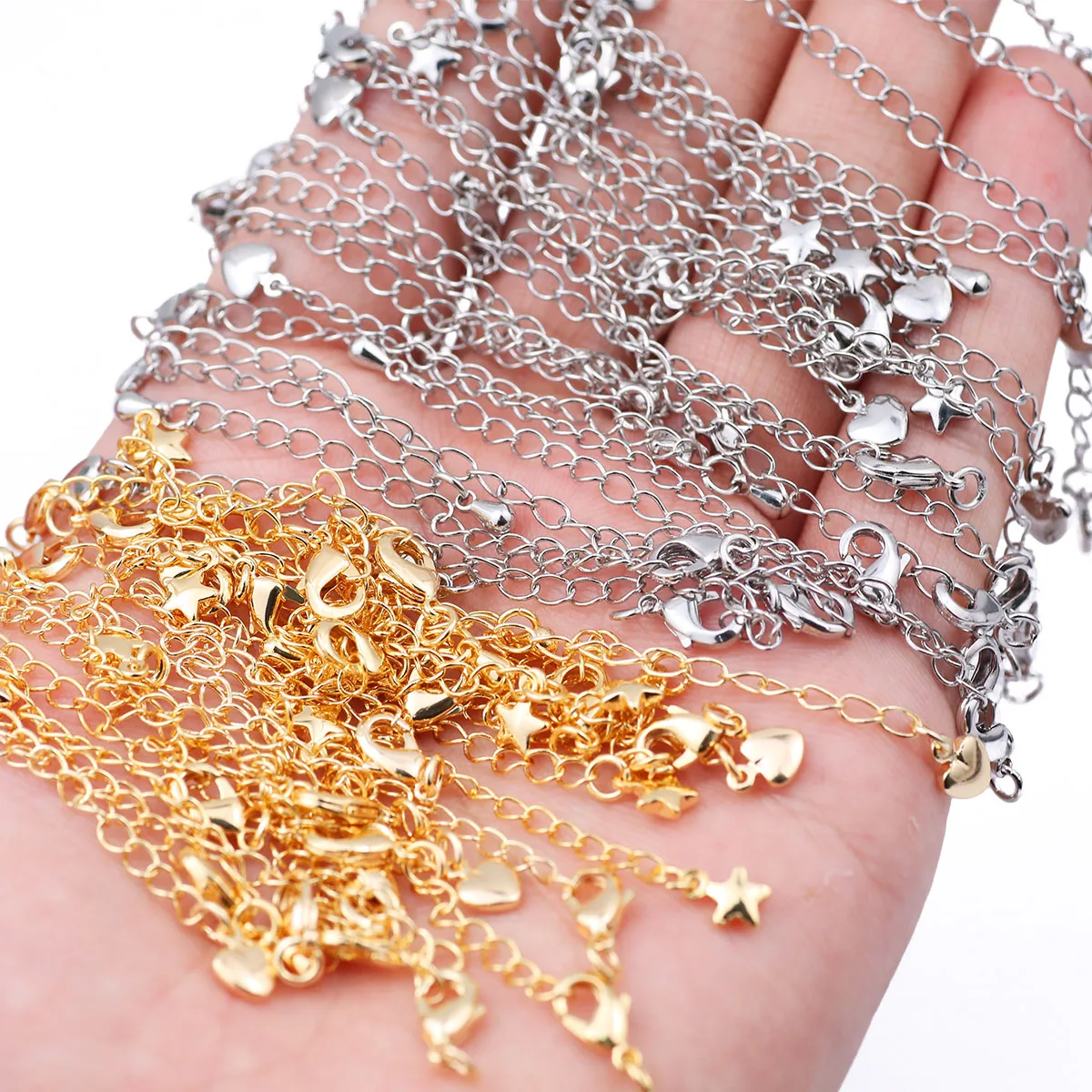 

1pcs 5/7cm Copper Extension Extended Tail Chains Lobster Clasps Connectors DIY Jewelry Making Findings Bracelet Necklaces