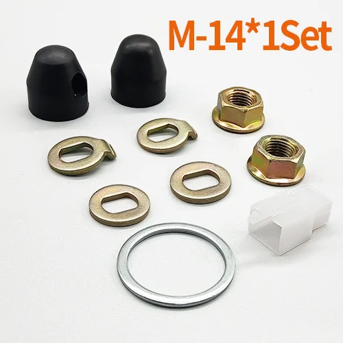 Kit De Tuerca De Bloqueo Y Arandelas Para Motor De Buje Eléctrico – 12 Mm Trasero, Acero Al Carbono, Conexión Estable