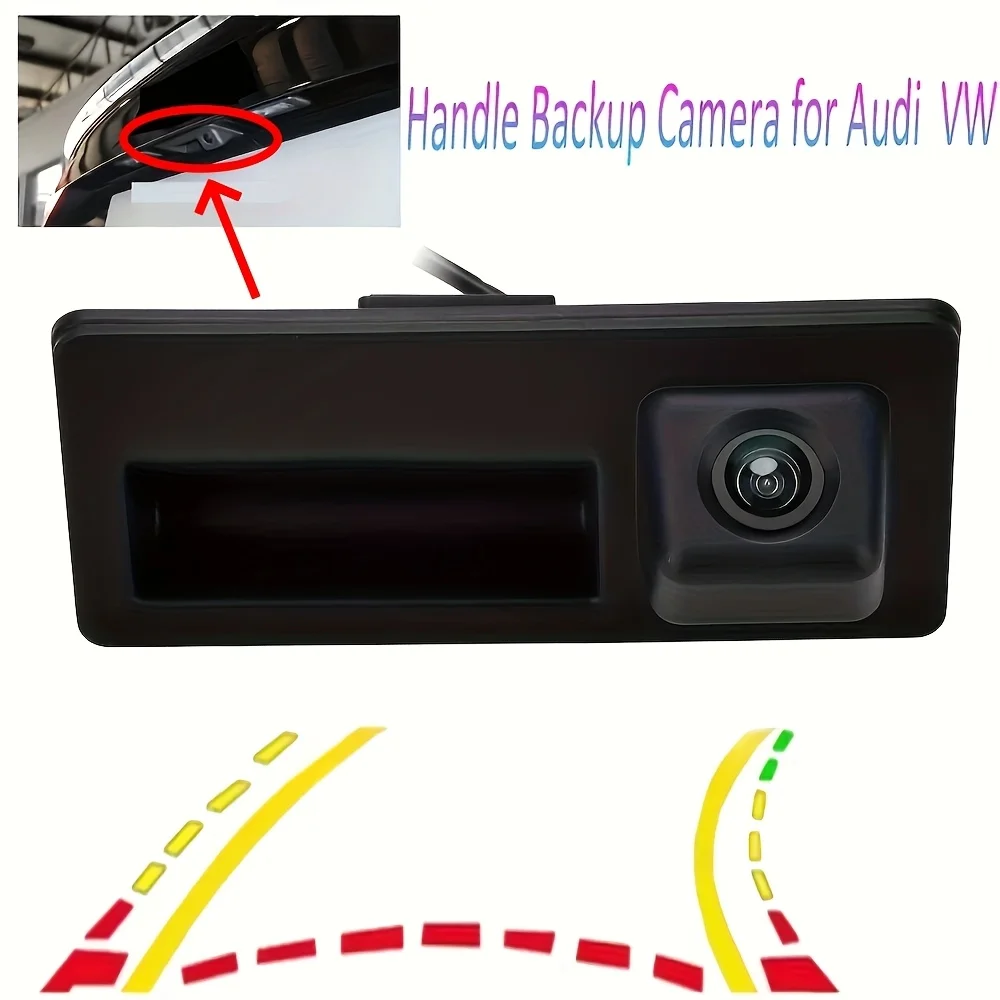 Dynamic Trajectory Reverse Car Camera with Moving Guide Parking Line - for Audi A4, A5, S5,Q3, Q5 & VW Passat,Tiguan,Golf,Jetta view 4