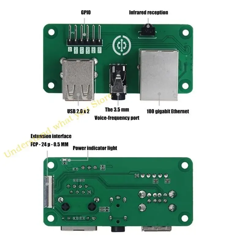 J60A für Zerow Upgraded Development Board mit USB 2.0x2 -Ethernet -Adapter