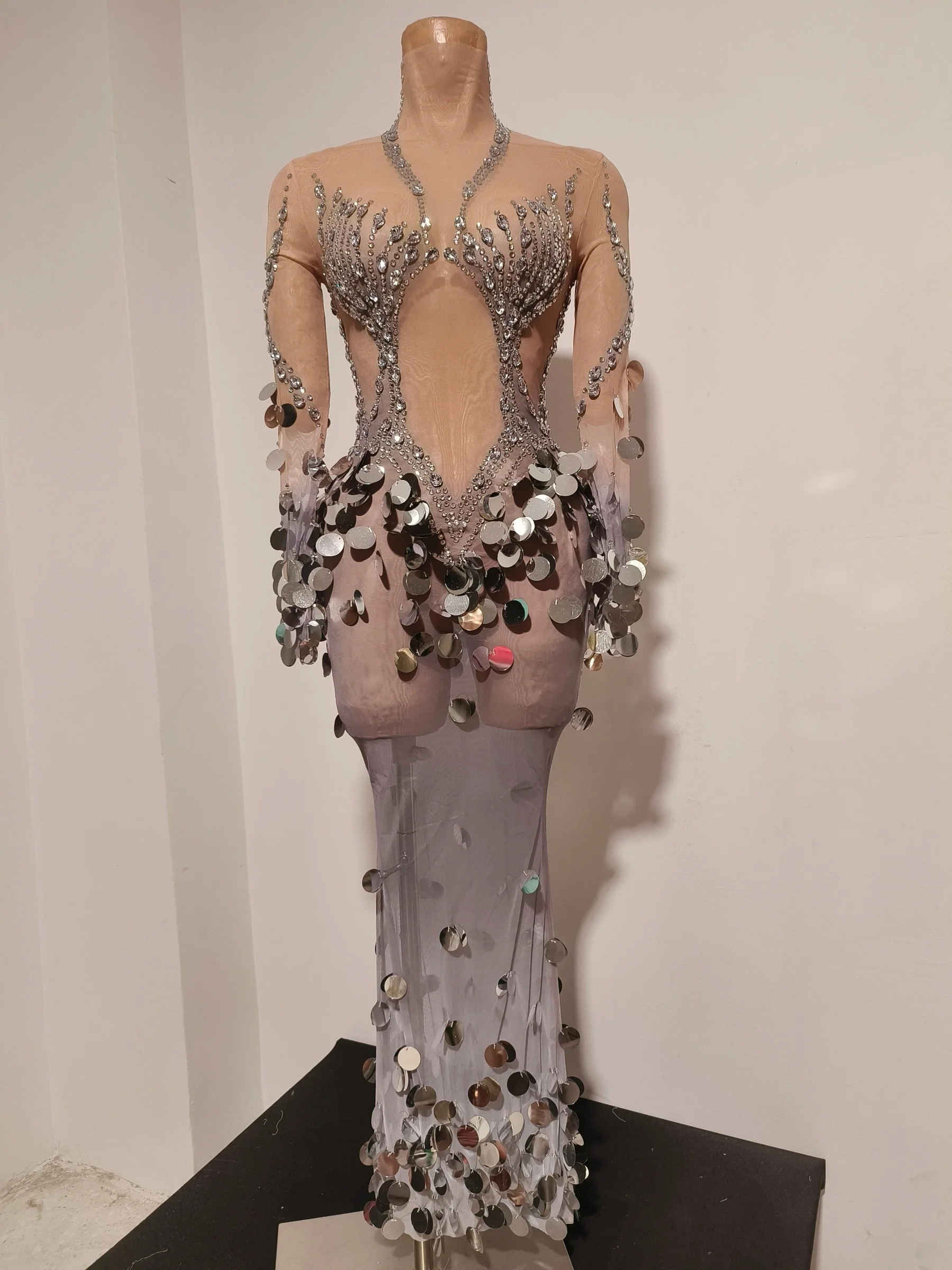 Abito da Sera Sexy da Donna a  - Sparkly Rhinestone Club Party Dress recensione e prezzo