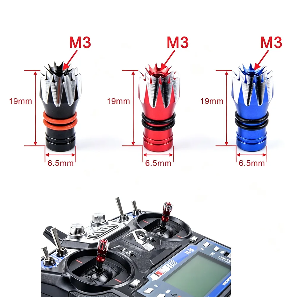 3D Transmitter Stick Ends M2.5 for FrSky Taranis X-lite FPV RC Drone Transmitter