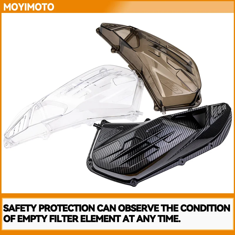 For Honda PCX 160 ADV160 Vario160 VIRIO Click160 Carbon Fiber ABS Motorcycle Air Filter Cover Element Replacement Housing Cover - Image 6