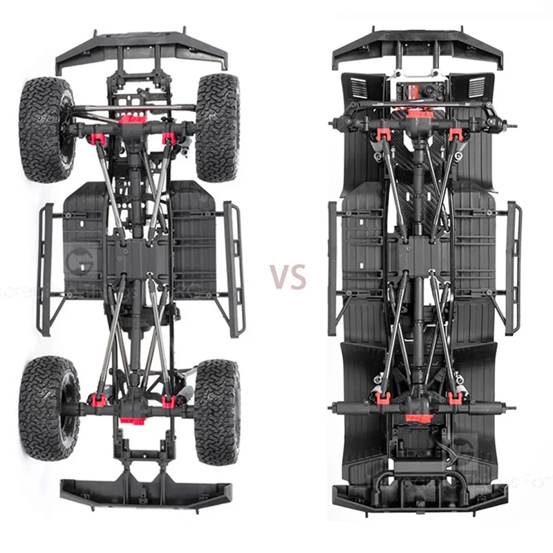 Przed/tylny błotnik dla 1/10 zdalnie sterowany samochód gąsienicowy Traxxas TRX4 osiowy SCX10 II 90046