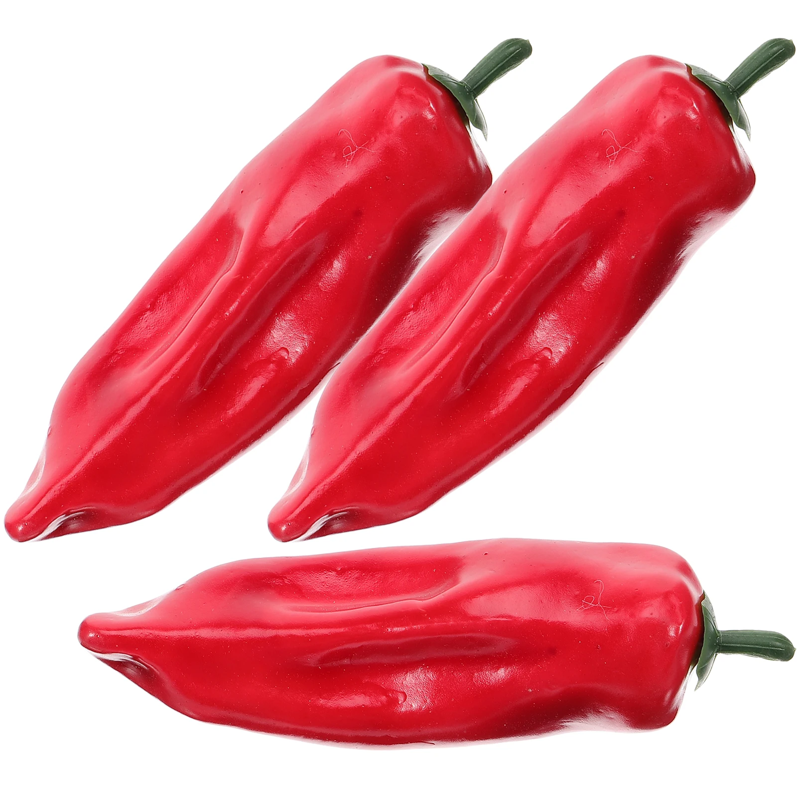 

Simulated Pepper Ornament Faux Vegetables Realistic Foam Chili Decor Artificial Peppers Home Bakery Shop Display Photo for shop
