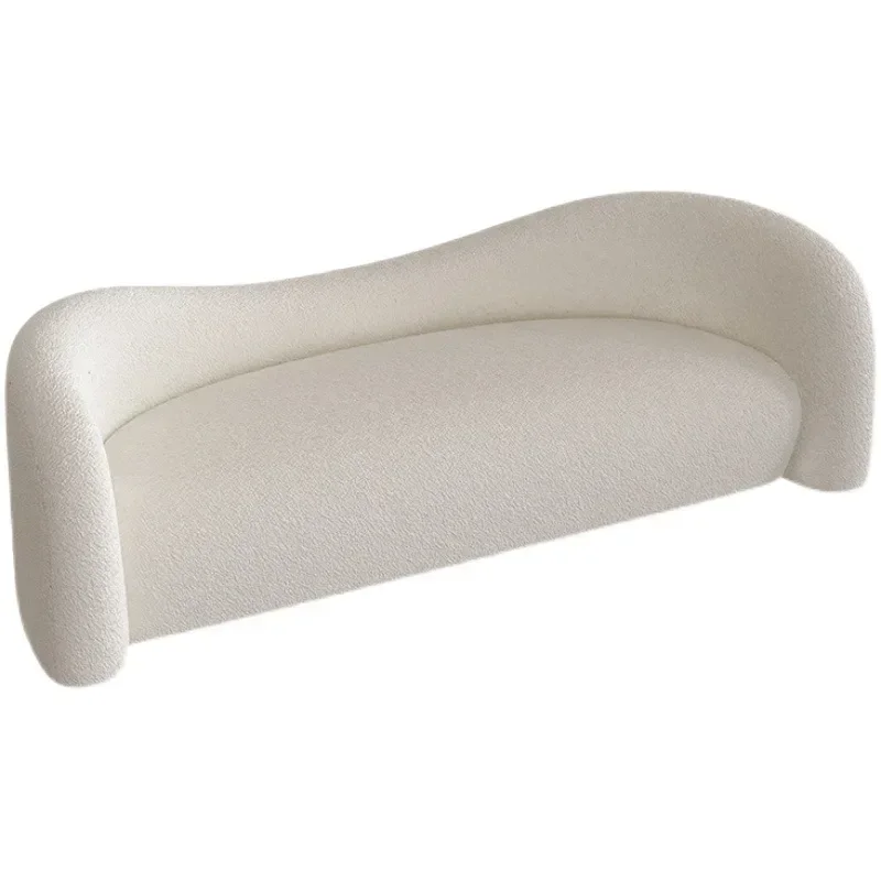 Sofa, living room, modern and simple Nordic light luxury office,  fabric special-shaped clothing store