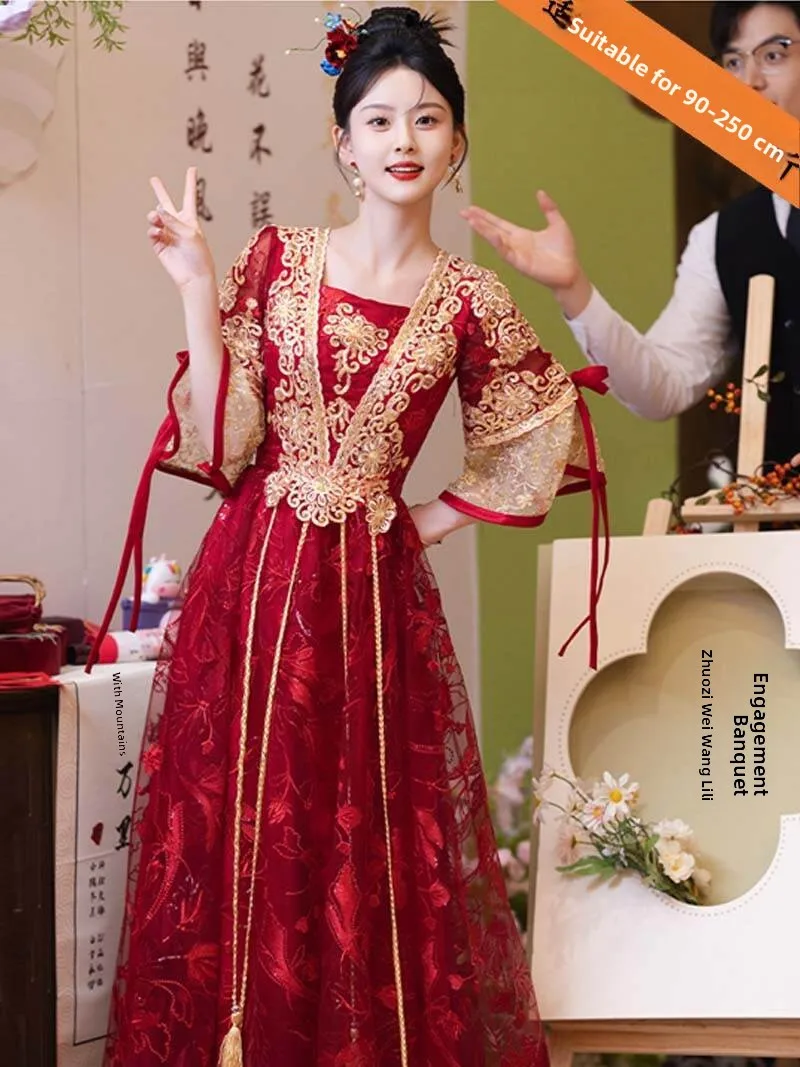 

plus Size Bridal Gown Materni Dr Cover up Ele Long A-Line Skirt Wedding Reception Ceremony Slimming High Quali Fabric