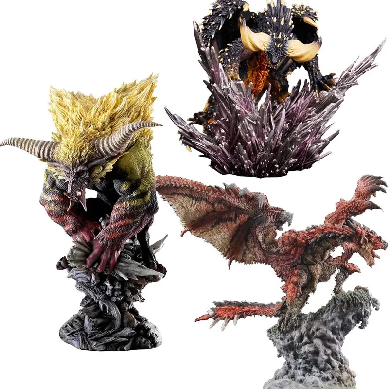 

Monster Hunter Golden Lion Dragon Anime Figure CAPCOM Action Figure Toys for Boys Girls Kids Gift Collectible Model Ornaments