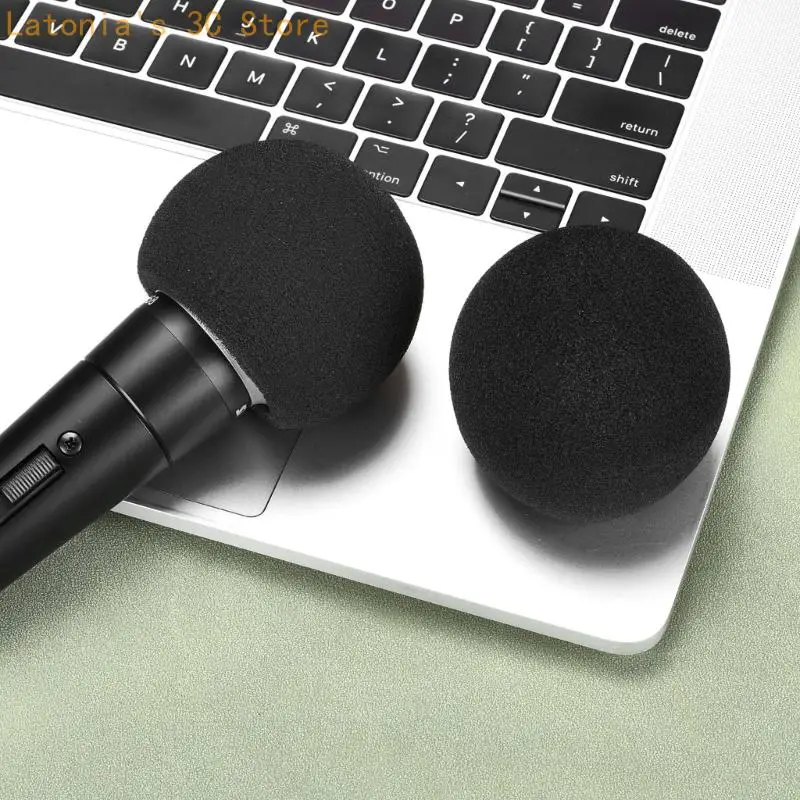 Mikrofon-Schaumstoff-Windschutzscheibenabdeckung für Mic, Gesangsaufnahme, Streaming-Schaumstoff X3UB – Detail 10