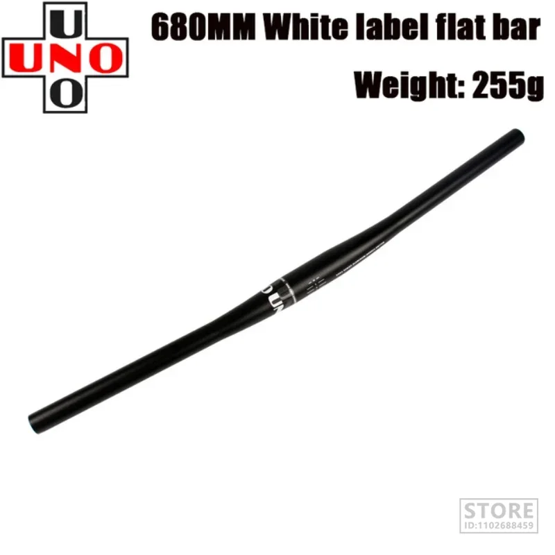 UNO Bicycle Rise Handle Bar MTB Flat Bike Handlebar 31.8   620 640 680 720 740 760 780 800mm Alu  Parts