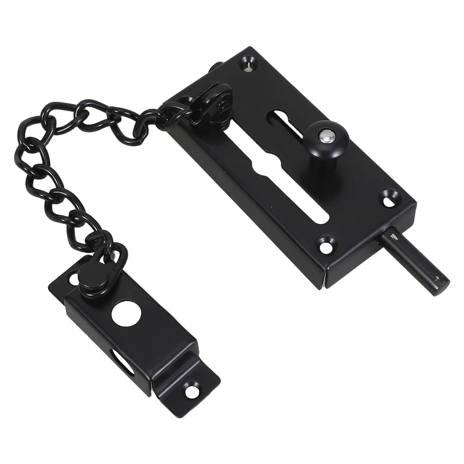 

Stainless Steel Door Lock Latch Heavy Duty Slide Bolt Anti-Theft Security Chain for Apartment Bedroom Garage Interior Doors