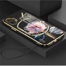 For Nothing Phone 1 Phone Case Fashion Rose Patterned Phone Case for Nothing Phone 2 Protective Case Nothing Phone1 Soft Case
