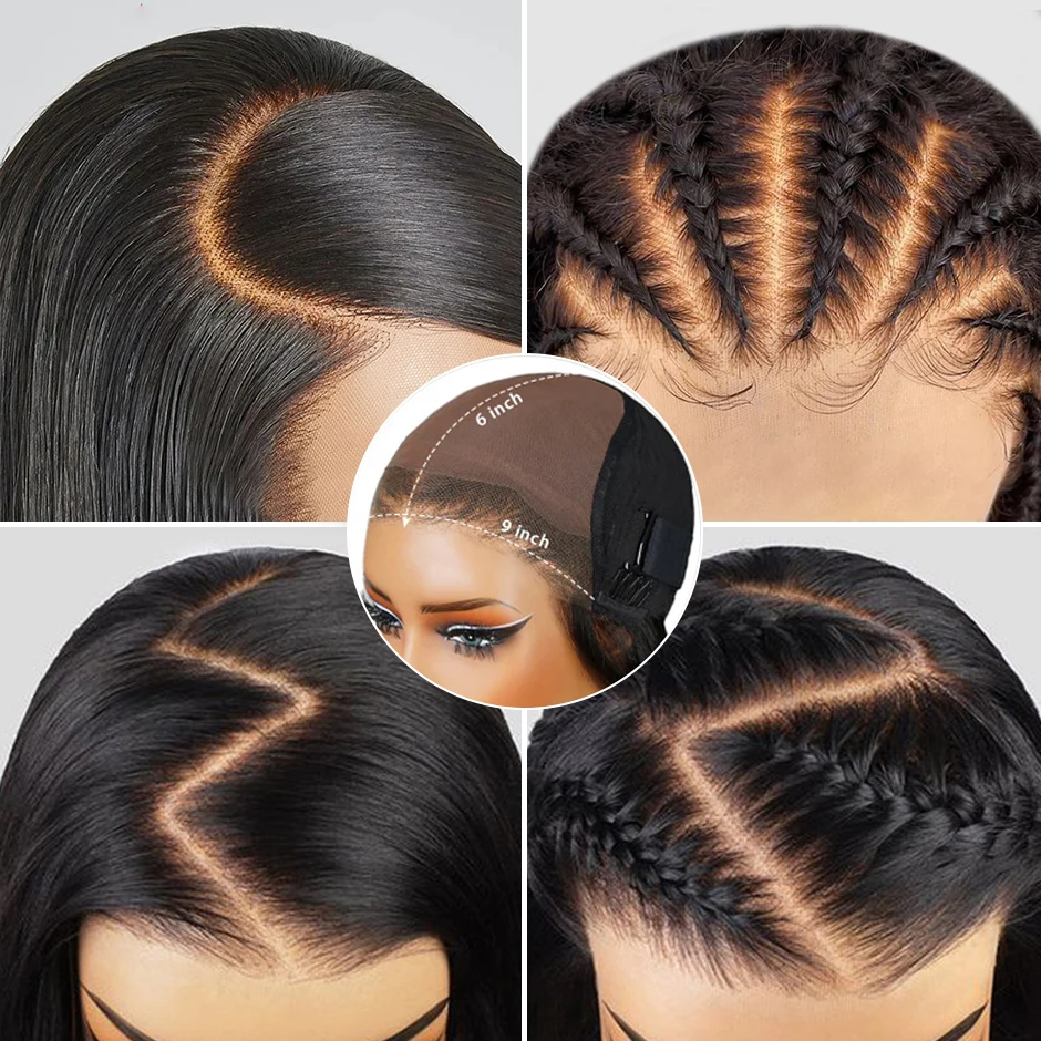 ISEE Hair Wig 7x5 Brazilian Body Wave Colored Lace Front Wigs Chocolate Brown Human Hair Reddish Brown Closure Wig 99j Burgundy