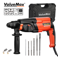 ValueMax 800W Corded Hammer Drill Electric Demolition Hammer Power Tools Impact Drill VDE Plug with 6pc accessories