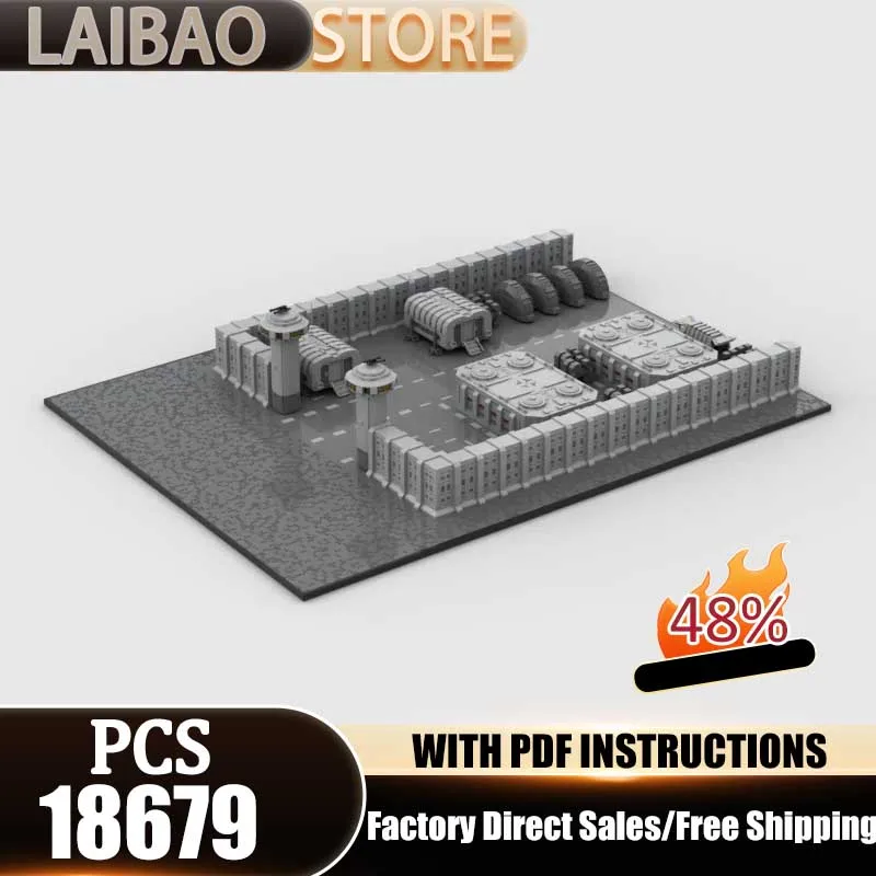 Popular Star Movie Moc Building Blocks Kesburg Battlefield Game Model Technology Bricks DIY Assembly Holiday Construstion Toy