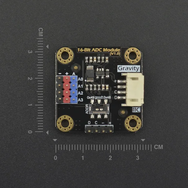 I2C ADS1115 16-bit conversion module ADC data collection for Arduino Raspberry Pi