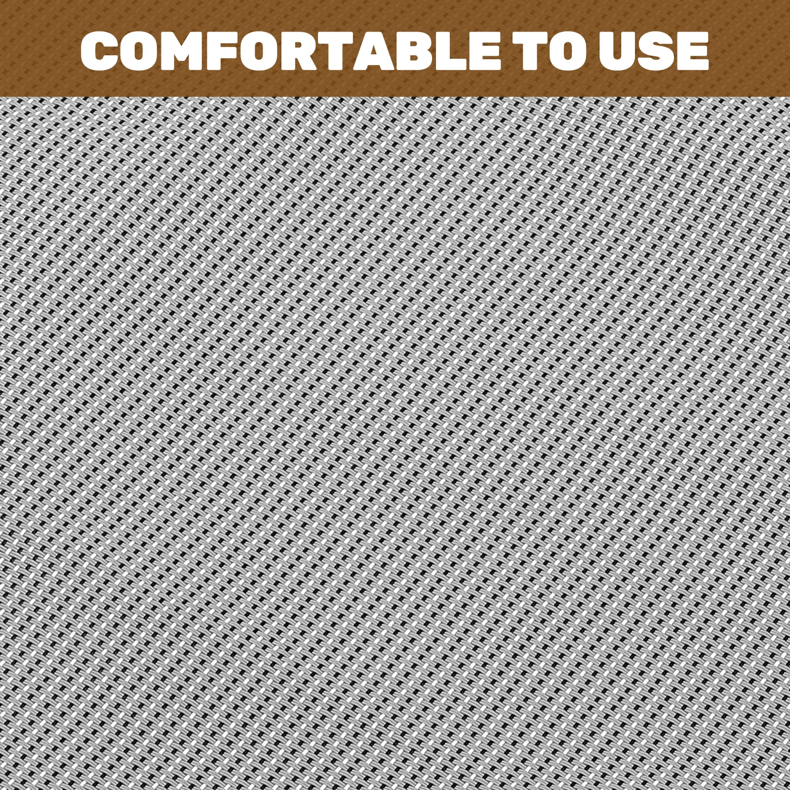 Stoelvervangende stof Fauteuilstof voor opvouwbare loungestoelen Zeer ademend Gemakkelijk schoon te maken Droogt snel Buitenterras