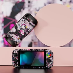 PlayVital ZealProtect Ergonomic Protective Case for Nintendo Switch Lite W/Screen Protector - Lovely Punky Bunny