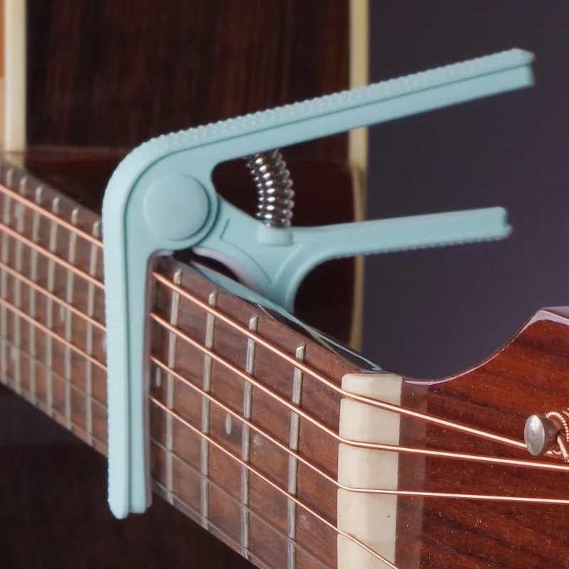 Classical Electric Guitar Tuner Accessories Plastic Steel Portable Electric Guitar Capo Guitarra Acustica Stringed Instruments