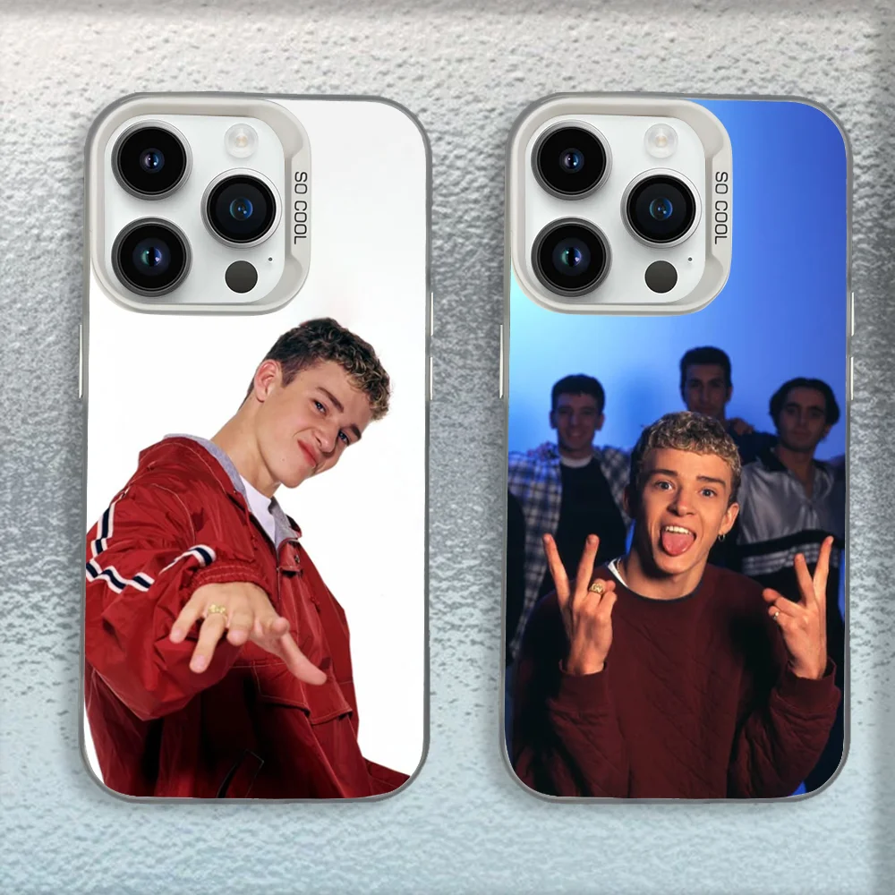 

Singer J-Justin Timberlake Phone Case For iPhone 16,15,14,13,12,11,Mini,Pro,MAX White Matte Shockproof Cover