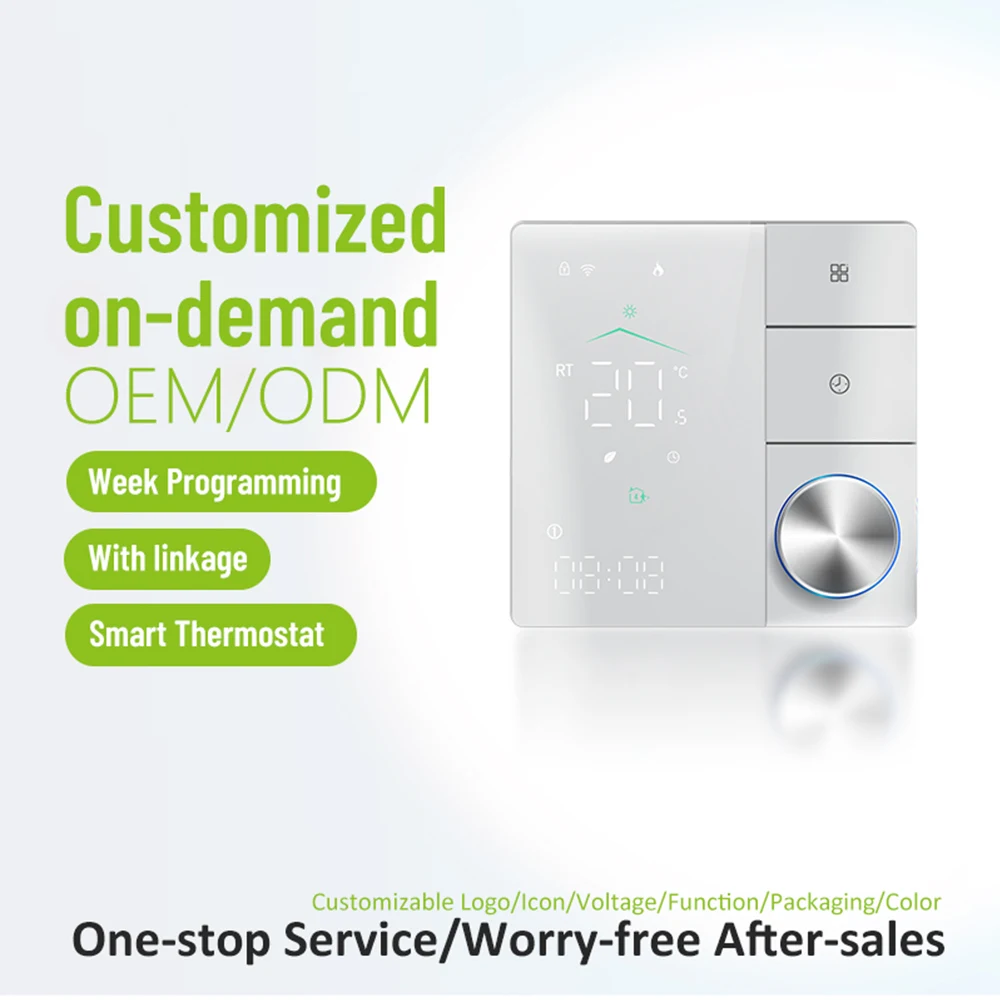 

16A WIFI Matter Thermostat Smart Home Electric Warm Floor Heating Temperature Controller Support Google Assistant Alexa