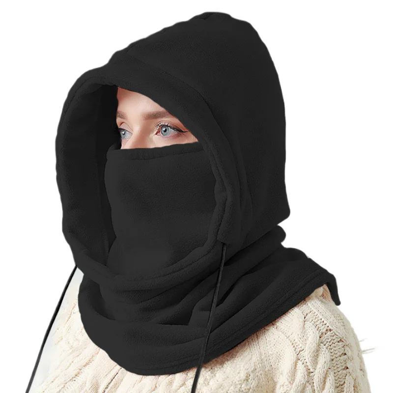 

Winter hooded scarf is windproof and suitable for outdoor activities, cycling, and wearing a hood as a warm scarf,