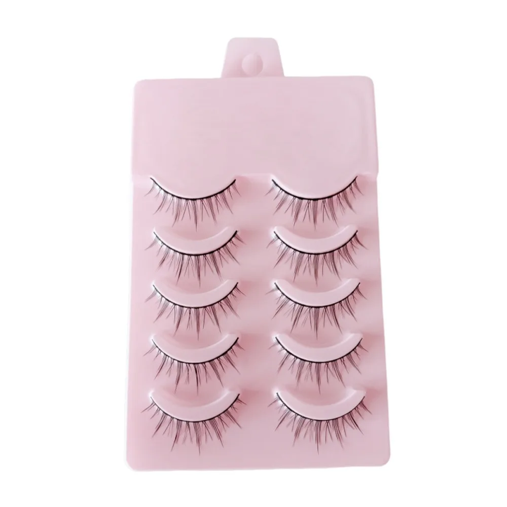 5/10 Pairs Soft 3D Mink Lashes Natural Look Dramatic False Eyelash Extension Fluffy Russian Curly Wispy Fake Cilios Makeup