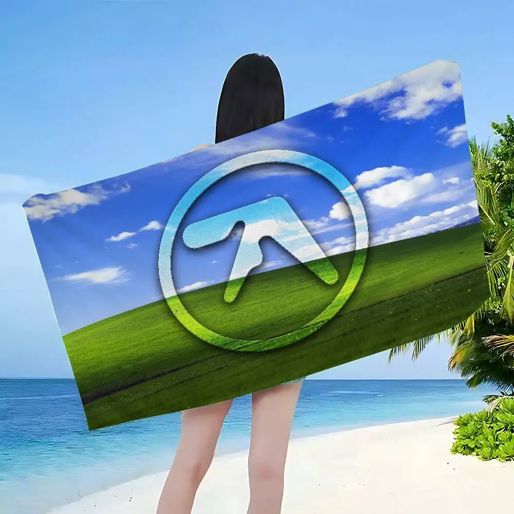 DJ A-Aphex T-Twins Microfiber Blanket Quick Drying Beach Towels Oversized Printing Super Absorbent Pool Towel Blanket