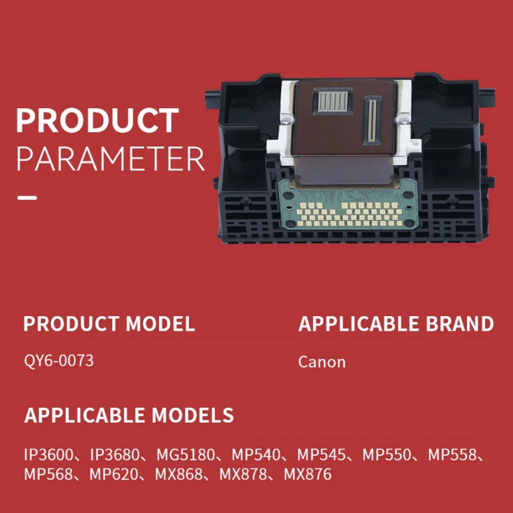 

Printer Head PrintHead for Canon QY6-0073 IP3600 IP3680 MP545 MG5180 MP540 MP550 MP558 MP568 MP620 MX868 MX876 Print head