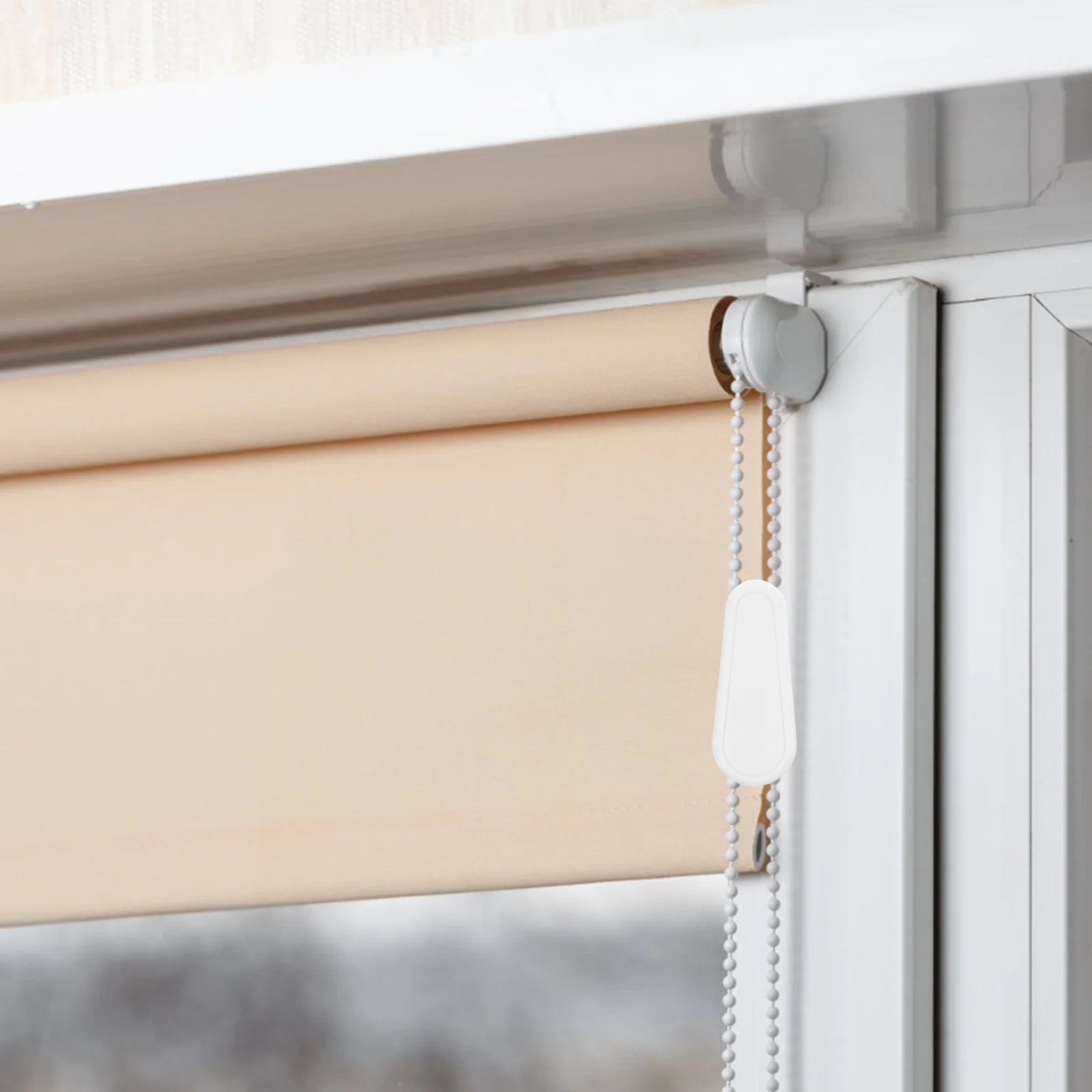 

2Pcs Curtain Accessories Blind Cord Handle Elegant Plastic Pull Cord Knob for Window Treatments Living Room Bedroom Office