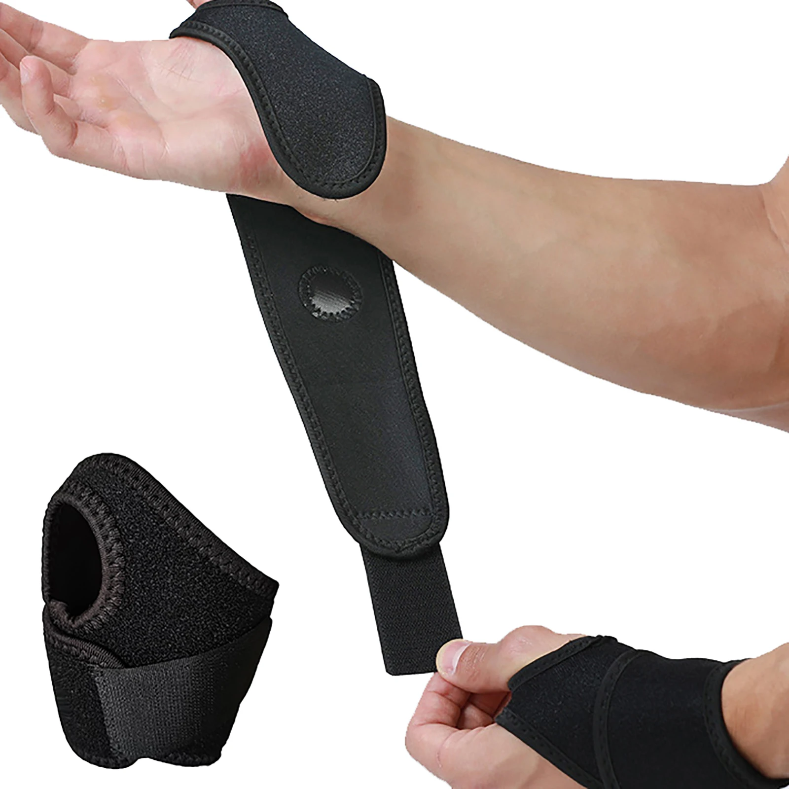 1 Pairs Wrist Brace Adjustable Wrist Support Wrist Straps for Fitness Weightlifting, Tendonitis, Carpal Tunnel Arthritis