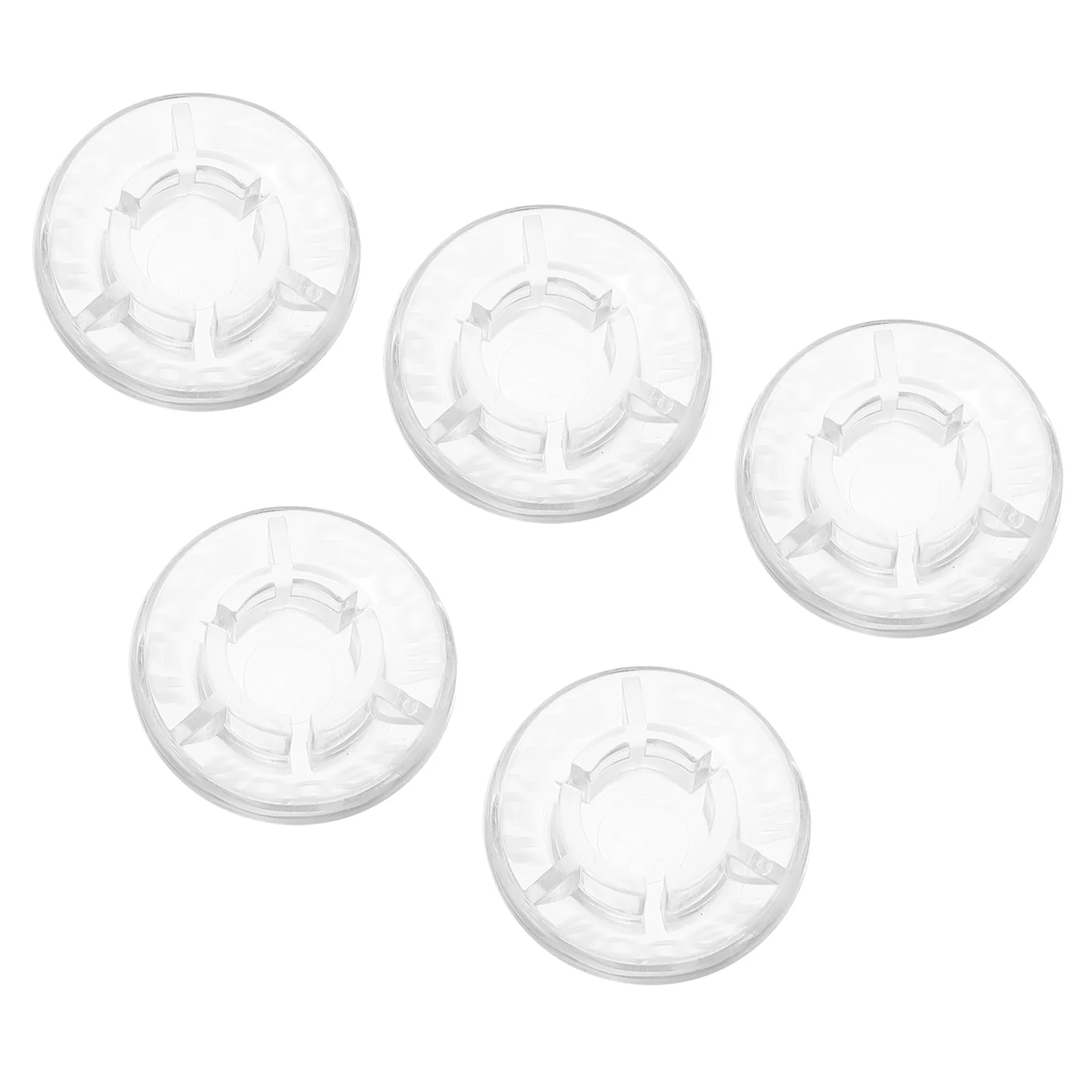 5 قطعة قبعات تأثير الغيتار شفافة PC Footswitch القبعات العالية العالمية عالية الجودة الغيتار الملحقات