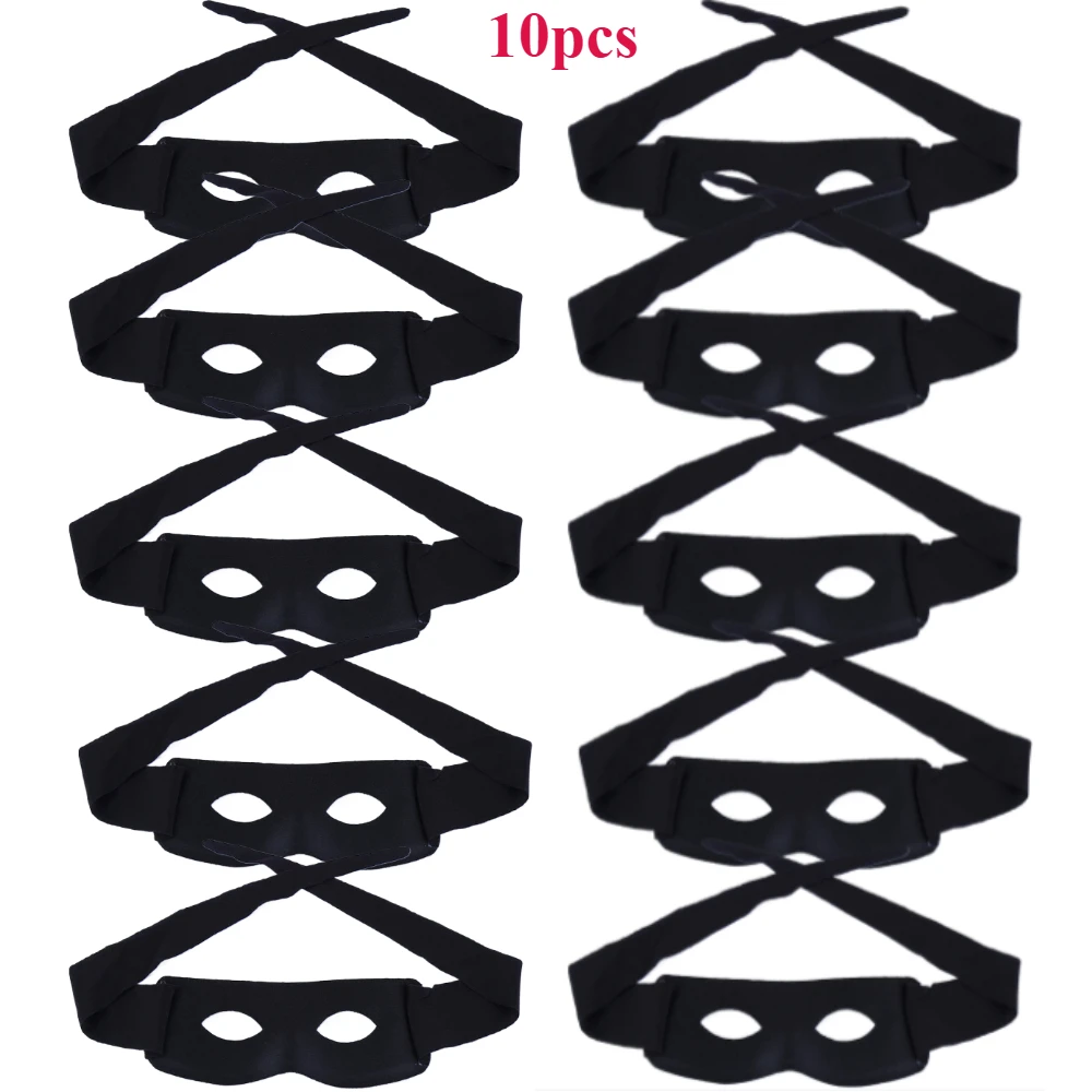 

10pcs Mask Half Face Mask Halloween Costume Eye Mask Masquerade Mask Party COS Role Playing Carnivals Movie Props wholesale