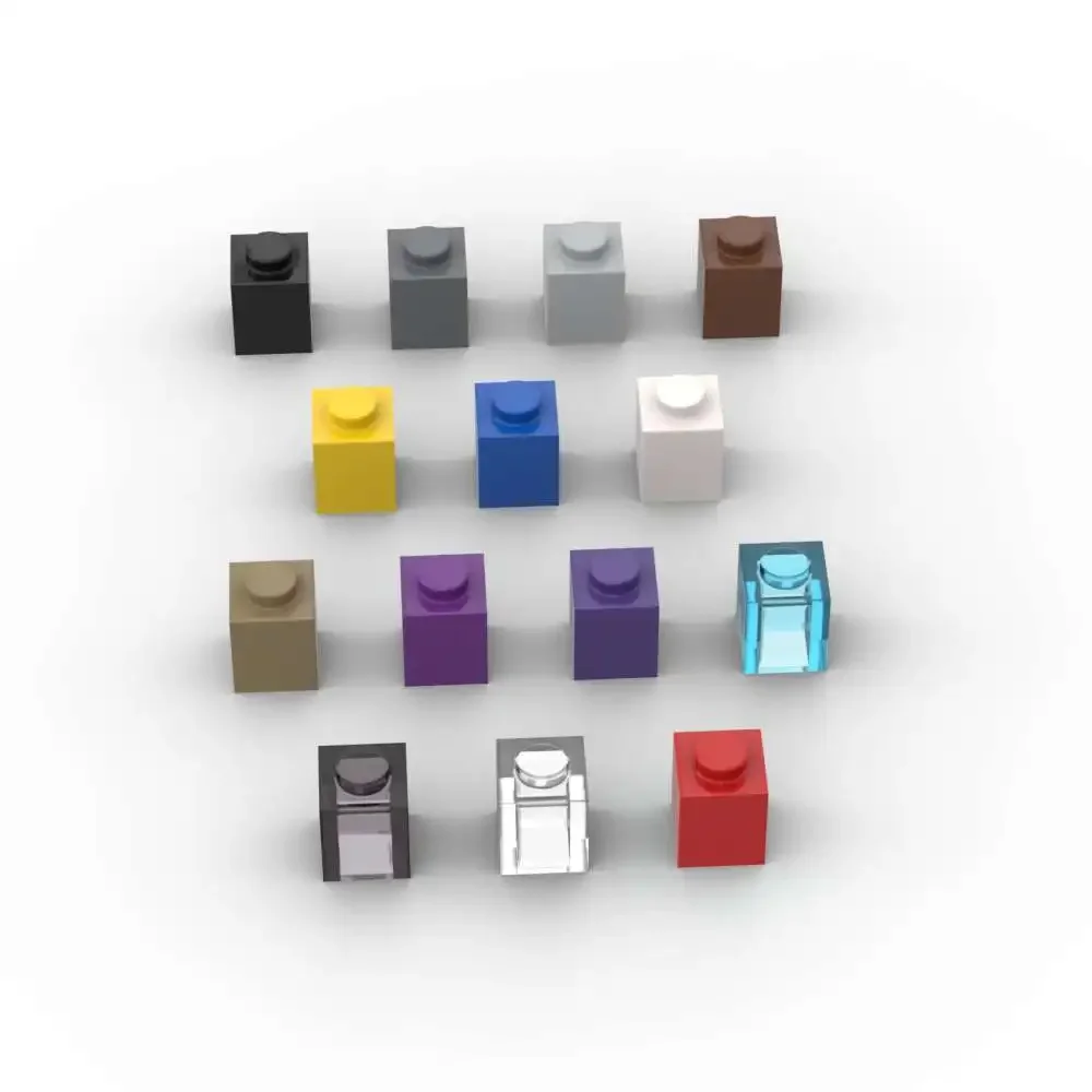 

10 pcs 3005 1x1 brick Moc building blocks High-tech board assembly particle Educational idea toy birthday gift